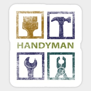 Handyman repair service Sticker